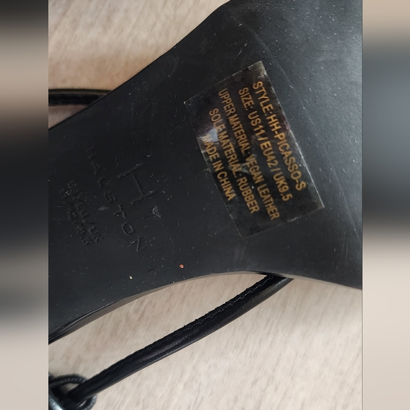 H by Halston Picasso Lace-up Dress Sandals Heels - Picture 10 of 11